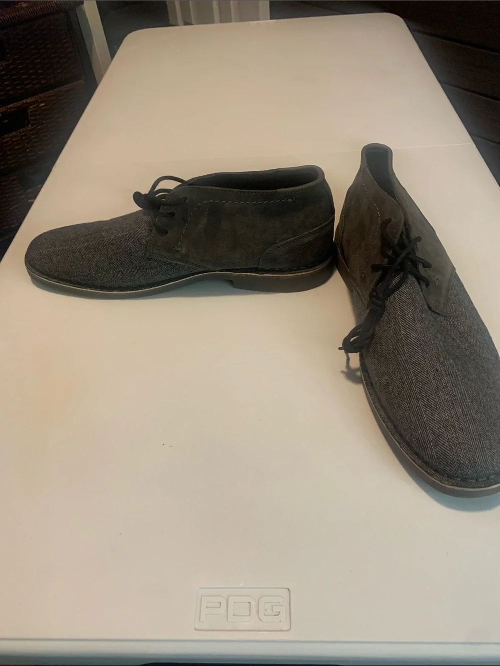 Kenneth Cole Reaction Men's Gray Chukka Boots